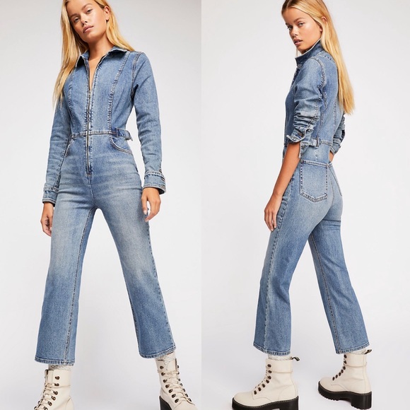 Free People Pants - HP⭐️Free People Take Me Out Flare Jumpsuit